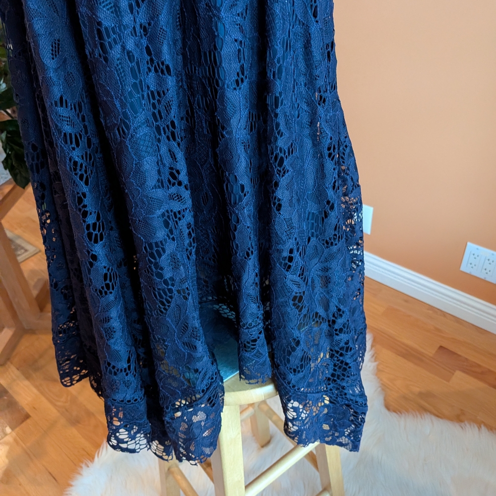 NEW Navy Taylor Lace Dress Size 4 - Picture 4 of 15